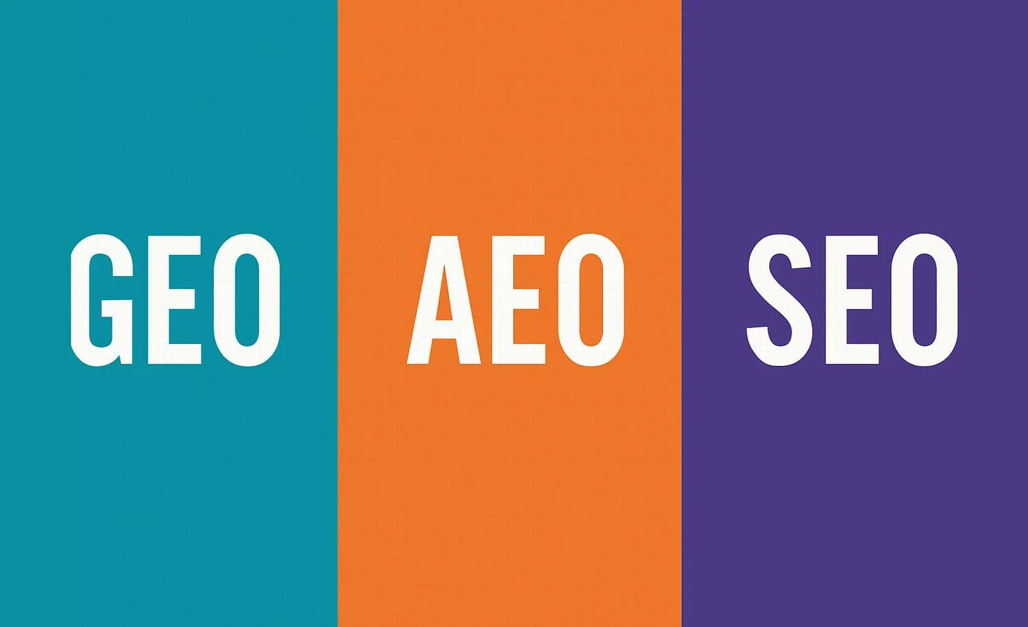 AEO, GEO hay SEO