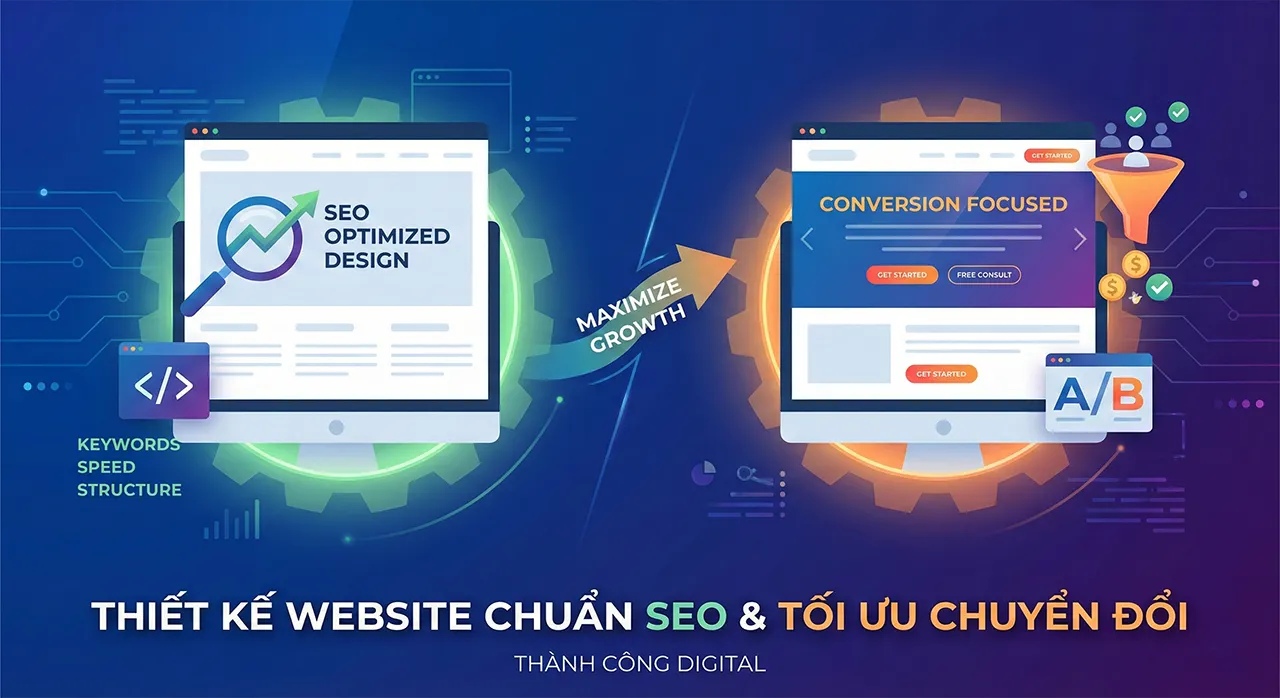 Dịch vụ Thiết kế Website Chuẩn SEO & Tối ưu Chuyển đổi